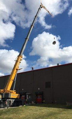 Our team of professionals are able to replace large commercial equipment.