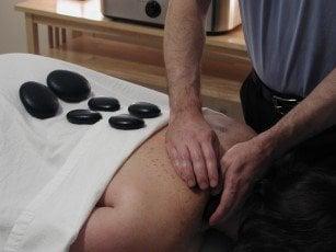 Hot stone massage