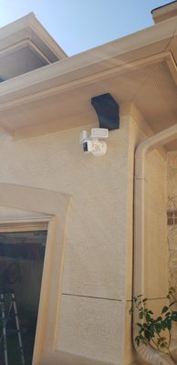 Security camera installation