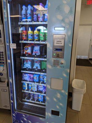 Supplies in vending machine