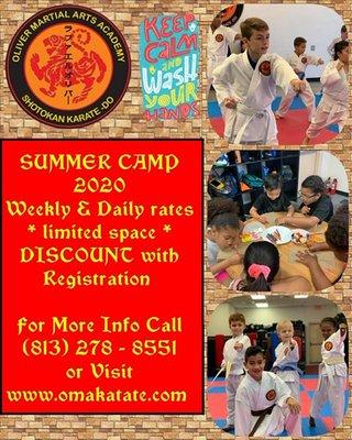 Summer Camp 2020 Reg opened and discounts