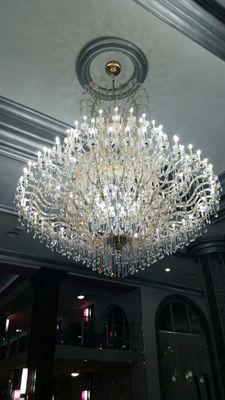 Chandelier Lighting Installation