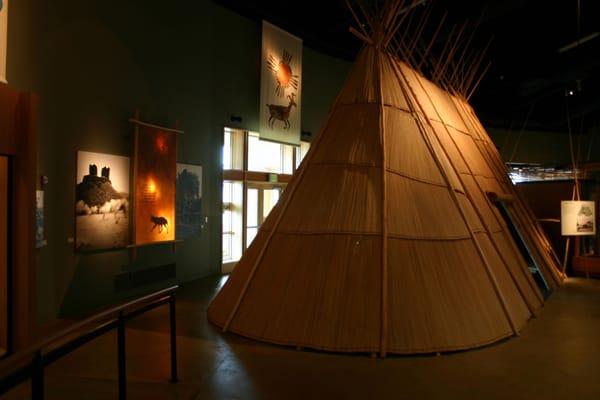 Tule Mat Lodge in "The Way We Were" gallery in Tamastslikt