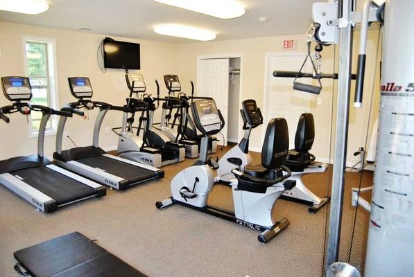 The fitness center