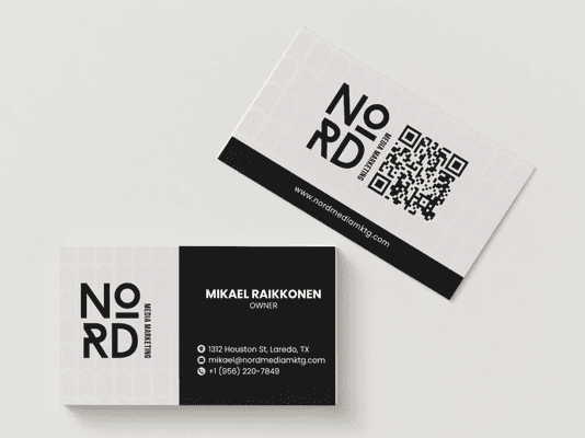 nord media marketing business cards