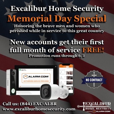 Check out our Memorial Day Special going on now through June 1st! #excaliburfortified