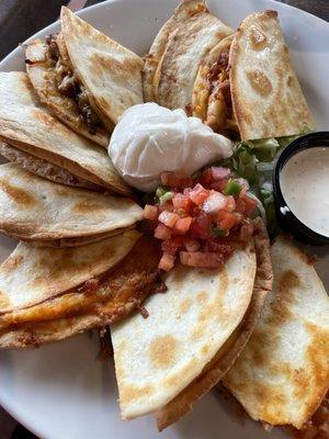 Brisket quesadillas- really good !