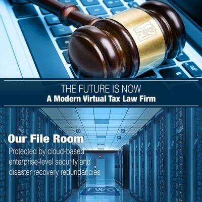 A modern virtual tax law firm.