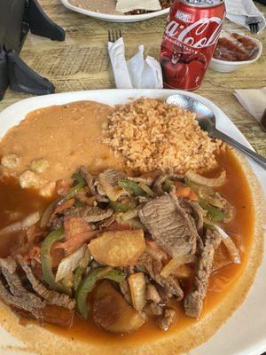 Bistec ranchero