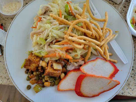 Pork Chow Mein and BBQ pork