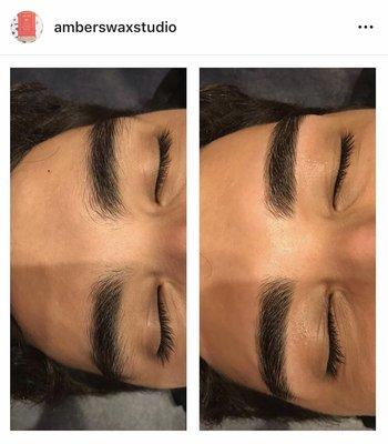 Male brow shaping