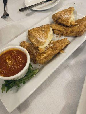 Mozzarella en Carrozza