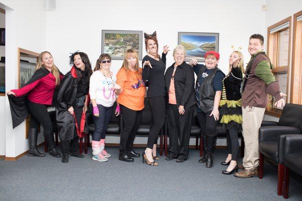 Halloween fun at the Office! Such great staff.