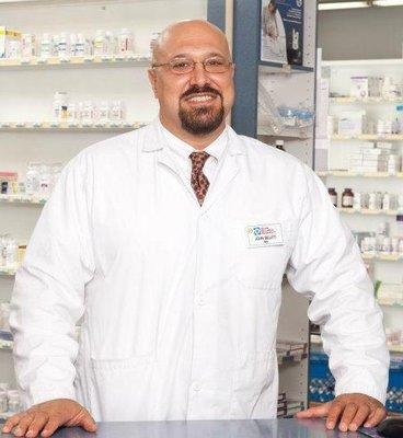 Welcome to the family! My name is John and I'm the owner and a pharmacist at HB. My father, Gaspar, started the store in 1964.