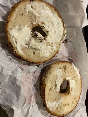 Bagel and cream cheese ..ish...