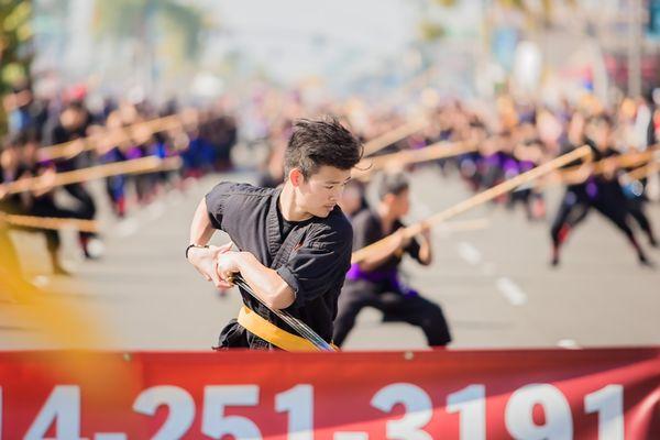 Tet Parade 2016 demonstration in Little Saigon, Westminster, CA