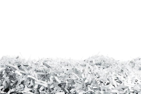 Shredding paper helps keep your private information safe