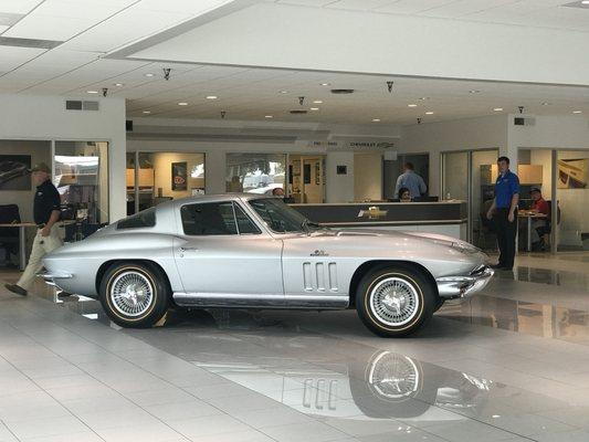 1966 Corvette Stingray 427 at Uebelhor Chevrolet Cadillac.