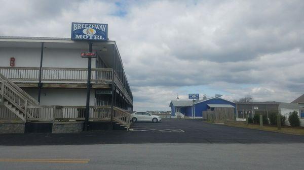 Street view of The Breezeway Motel