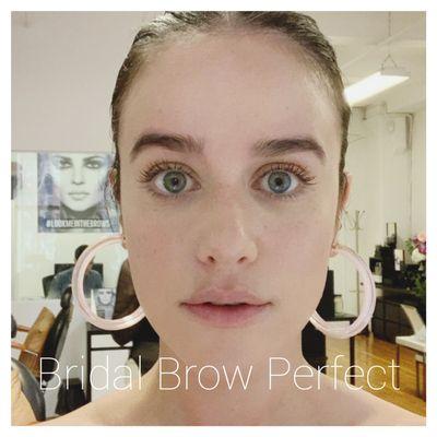 Bridal perfect brows.