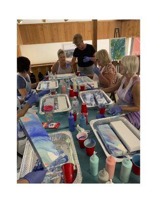 Pour Painting Class