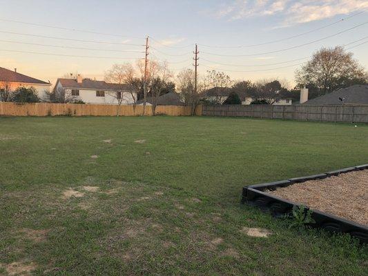 Our large open field for various activities and for our summer field days