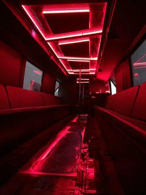 55 passenger party bus. An original design, one of it's kind in Miami!