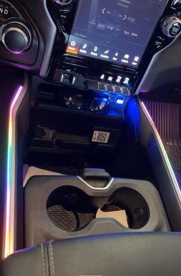 Interior Center Console Design