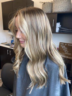 Portfolio: Full balayage & Haircut