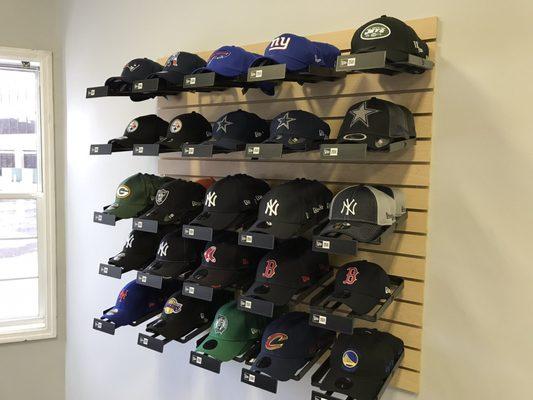 Second wall of hats