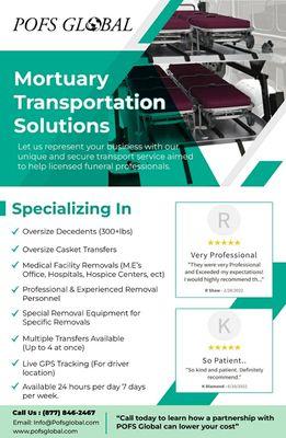 Mortuary Transportation Solutions