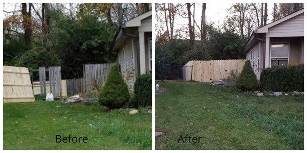 Storm took out their fence and Alsup put a new one in