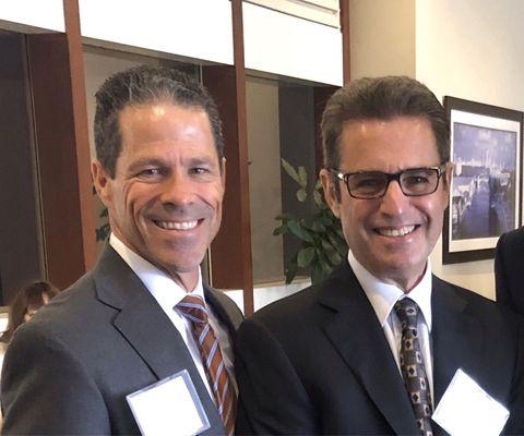 Mr. Schwitalla (left), Speaker at Dade Legal Aid Bankruptcy Seminar, with Bankruptcy Judge Mark (right)