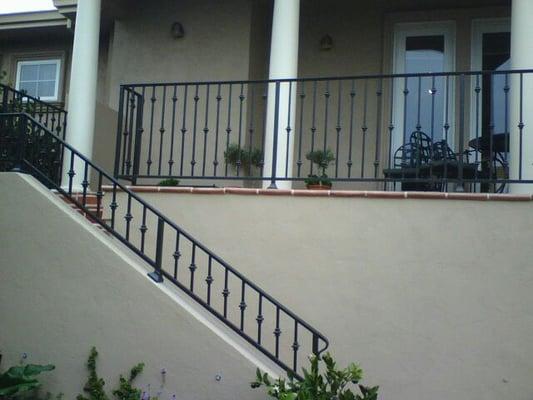 Balcony and stairs