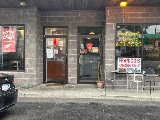 Mouse Droppings at Franico's Pizza in Florida NY.