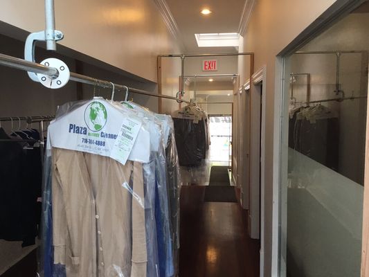 Same day dry cleaning available upon request when dropped off by 9am, standard is usually 2-3 days