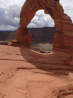 Pilates at Arches National Park