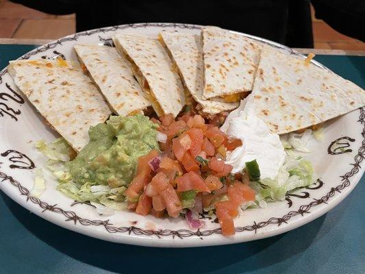 Chicken fajita quesadilla