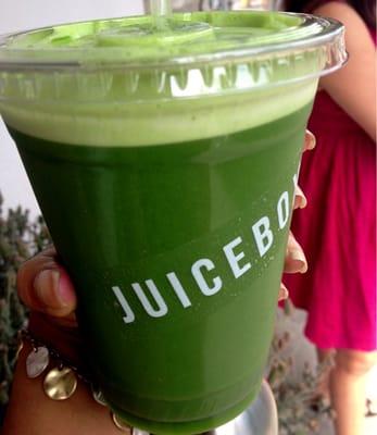 Kalebox Juice $7: kale, spinach, celery, green apple, ginger, lemon. Fresh pressed juice to go.