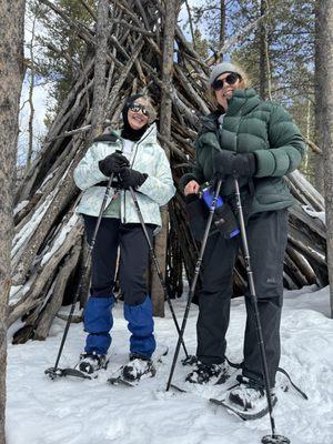 A snowshoe experience makes for a wonderful birthday gift!