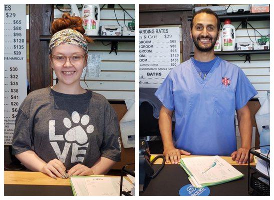 Please welcome Gillian  Allbritton & Mohammad "MOE" Alyahya to our Pet Vet family!