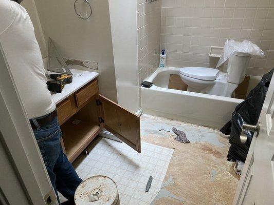 Bathroom remodel