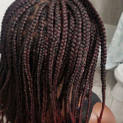 Originally box braids