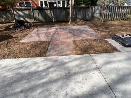 A nice patio to spend time outside.