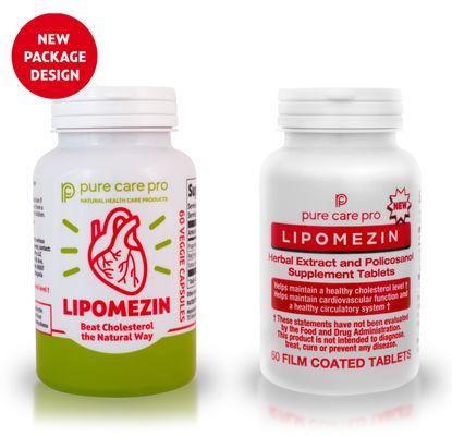 Lipomezin natural cholesterol support supplement