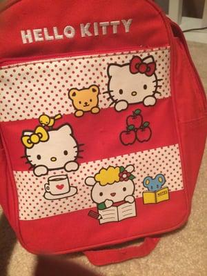 Hello kitty backpack