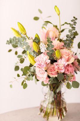 Spring floral arrangement