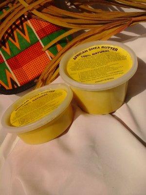 We have Shea Butter  at competitive  prices. You can also oder online, on our website.