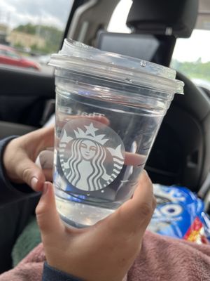 "iced" water