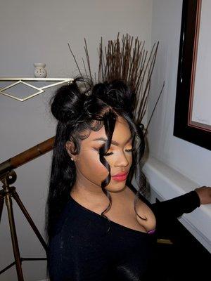 Frontal hair install (hair provided by me)